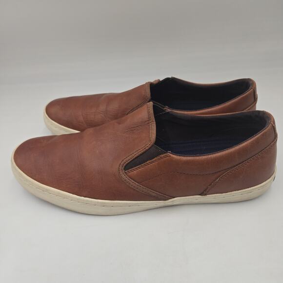 Cole Haan Men\'s Nantucket Slip-On Deck Shoe Style Brown Leather Size 11 M Casual